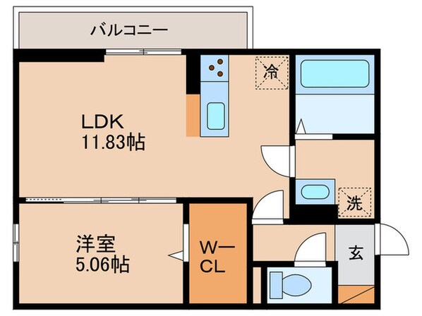 The　Bonds　北中小路の物件間取画像